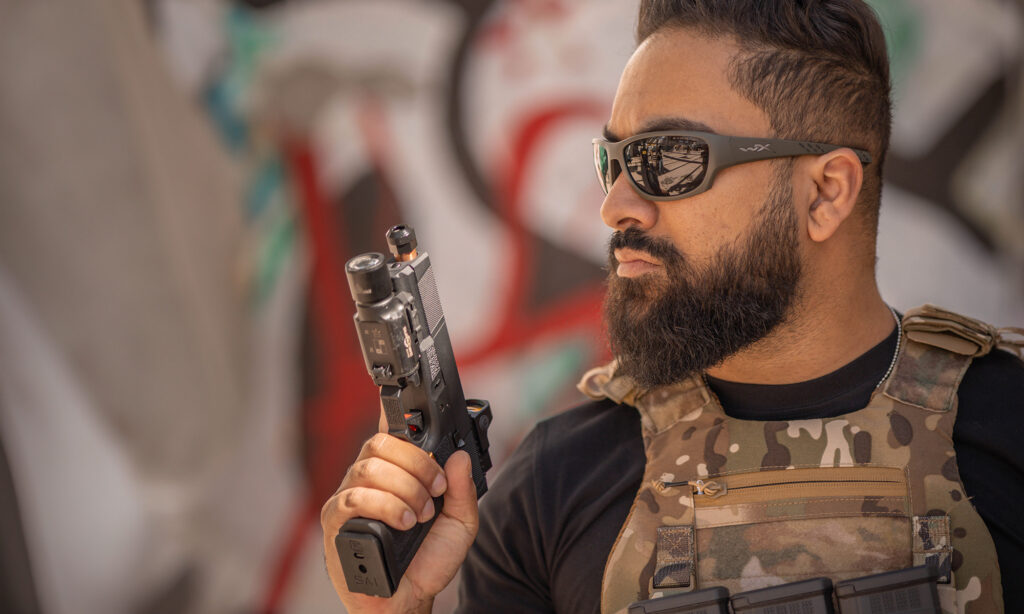airsoftbril op sterkte