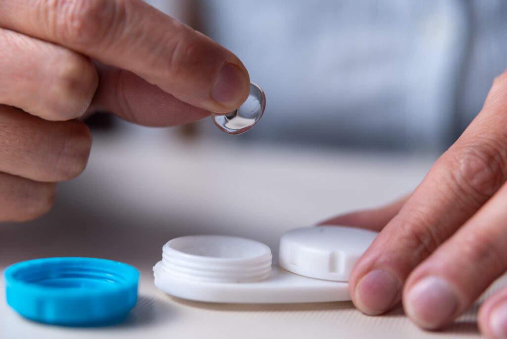 onderhoud contactlenzen